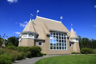 Bandshell provides outdoor summer concerts just minutes from this home