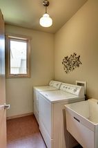 Convenient first floor laundry