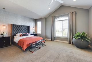 Spacious and vaulted master suite...