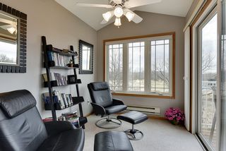 The favorite room to relax in - views of Christmas lights on homes across the golf course...