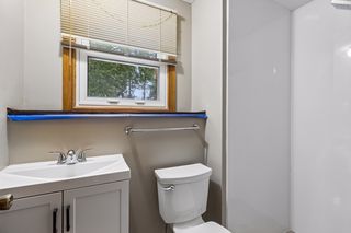 Convenient and refreshed lower-level 1/2 bath