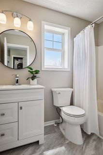 Main Full Bath on upper level.