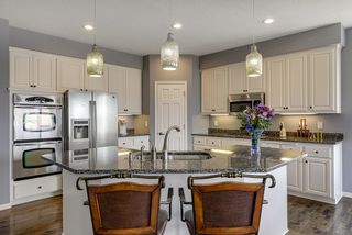 Such pretty lighting and details throughout the home