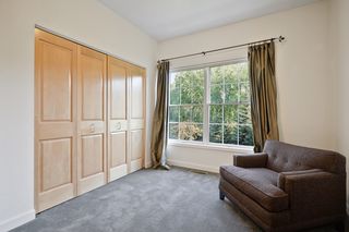 Second Upper Level Bedroom, across from the Owners Suite, has large closet and has the versatility to be office/media  or additional family room.