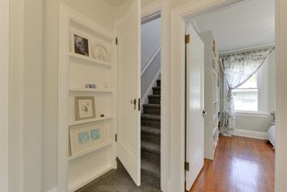 Hallway picture rail with charging station