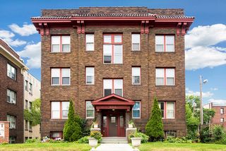 Charming condo in a classic brick building.