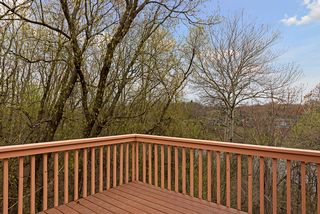 Seasonal view of the lake on deck off master bedroom...