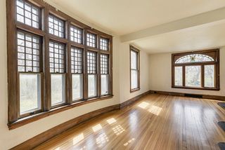 The Dining Room features this Original Bay Window! 