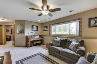 Large lower level living room