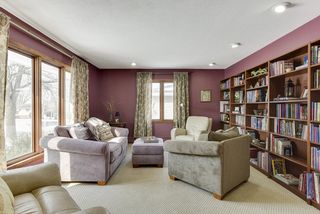 Front formal living room, library