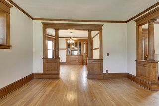 View from the Living Room into the Formal Dining Room (with Original Built-In Buffet)...