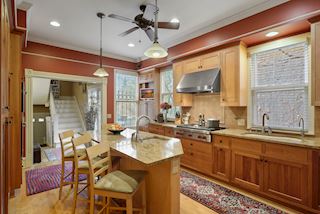 The renovated Kitchen is a marvelous complement to the classic and open feel of 17 Seymour Avenue SE