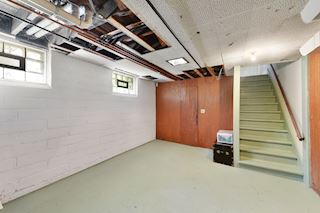 Great workshop beyond the wood wall