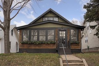 Front of home!  Walk to Macalester College and many shops.