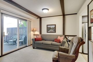 Sliding doors leading to large patio