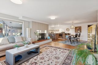 Living Area open to Dining and Kitchen