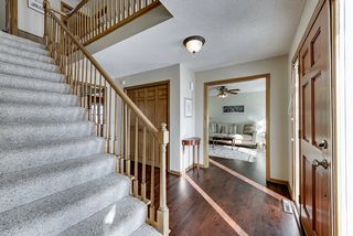 Spacious front entry with closet