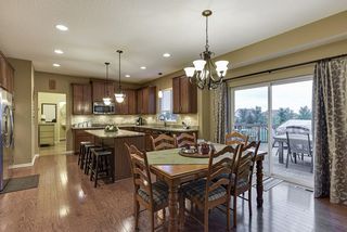 Sliding glass patio door with full views of the back yard
