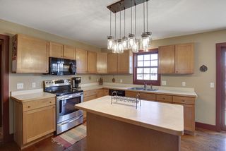 Plenty of counter top space and cabinets