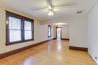 Standing in living room looking toward dining room