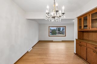 Dining area features built-in cabinetry
