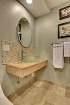 Fully updated lower level bath.