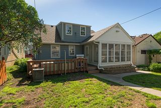Large deck off screened porch