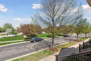 Long View of Green area.  Convenient sidewalks on both sides.