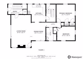 Unit 1 - First Floor - FloorPlan