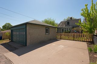 Garage and parking area off of alley