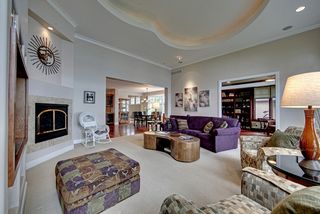 Great Room provides a large gathering space convenient to kitchen and dining.