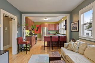 Living room, looking toward kitchen