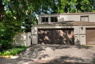 2 car garage, brand new door
