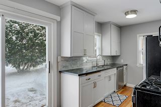 Updated kitchen with tons of natural light