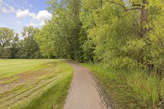 Walking paths around the park