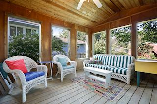 Great Spring, Summer and Fall getaway space in the screend porch