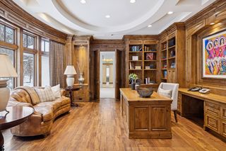 View of Library from living room - Library can be accessed from Living Room or Primary Bedroom.