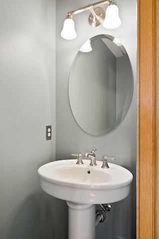 Guest bath on main level