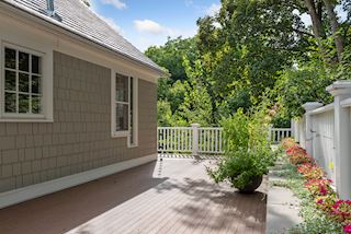 Deck off the kitchen