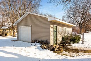 Detached garage bigger than it appears in photo