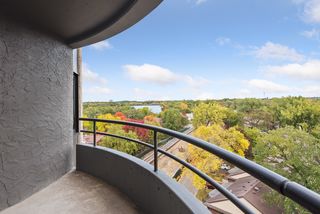 VIEW OF CEDAR LAKE FROM OWNER'S BEDROOM BALCONY