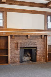 Original Fireplace with Mantel