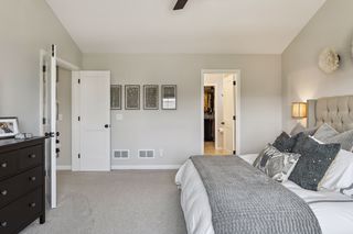 Nice French doors offer the homeowners a brief escape
 from the rest of the household.