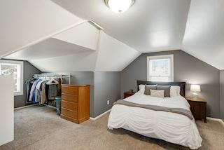 Master bedroom and huge closet space