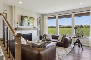 Blessed with natural sunlight, this gorgeous great room is suitable for intimate. family get-togethers or hosting game and movie nights with friends.