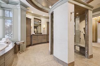 Second Vanity with storage towers.