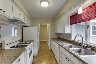 Newer appliances within the past few years in this galley kitchen