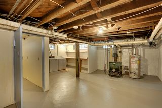 Lower level laundry with work space 