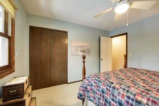 Plenty of room for a queen sized bed!  Ceiling fan too!