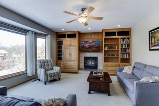 Main floor family room - built in cabinets